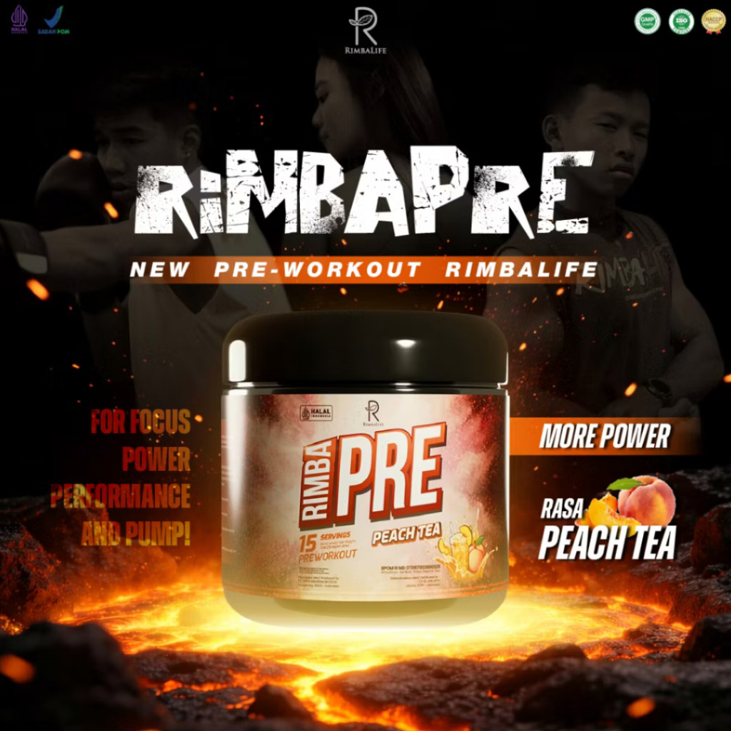 Jual RimbaLife RIMBA PRE PreWorkOut 210 Grams 30 Servings / RimbaPre ...