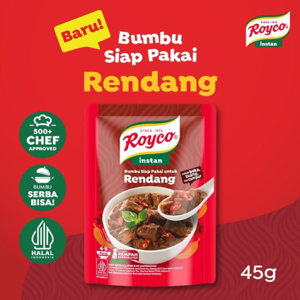 Jual ROYCO BUMBU RENDANG INSTANT 45 G | Shopee Indonesia