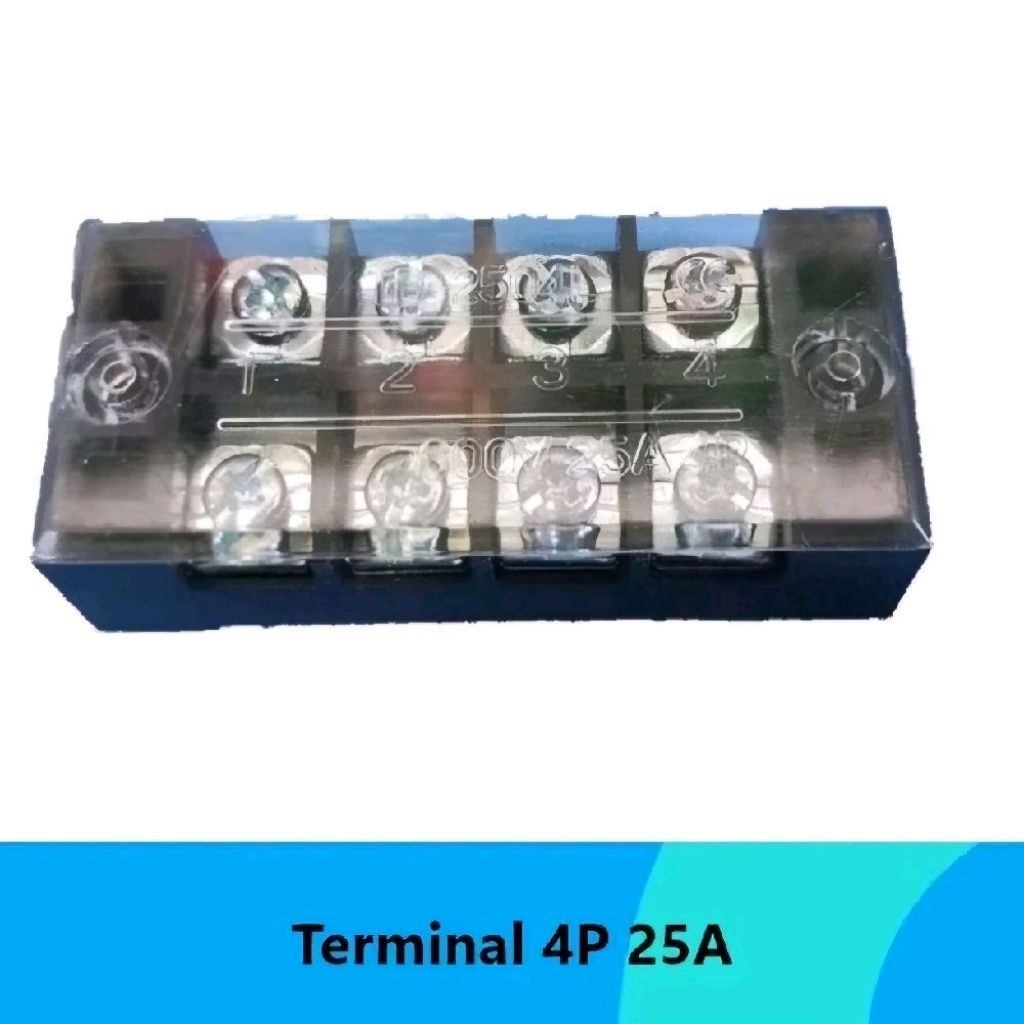 Jual Terminal Kabel Block TB 2504 25A 4P 600V-Terno untuk Sistem ...
