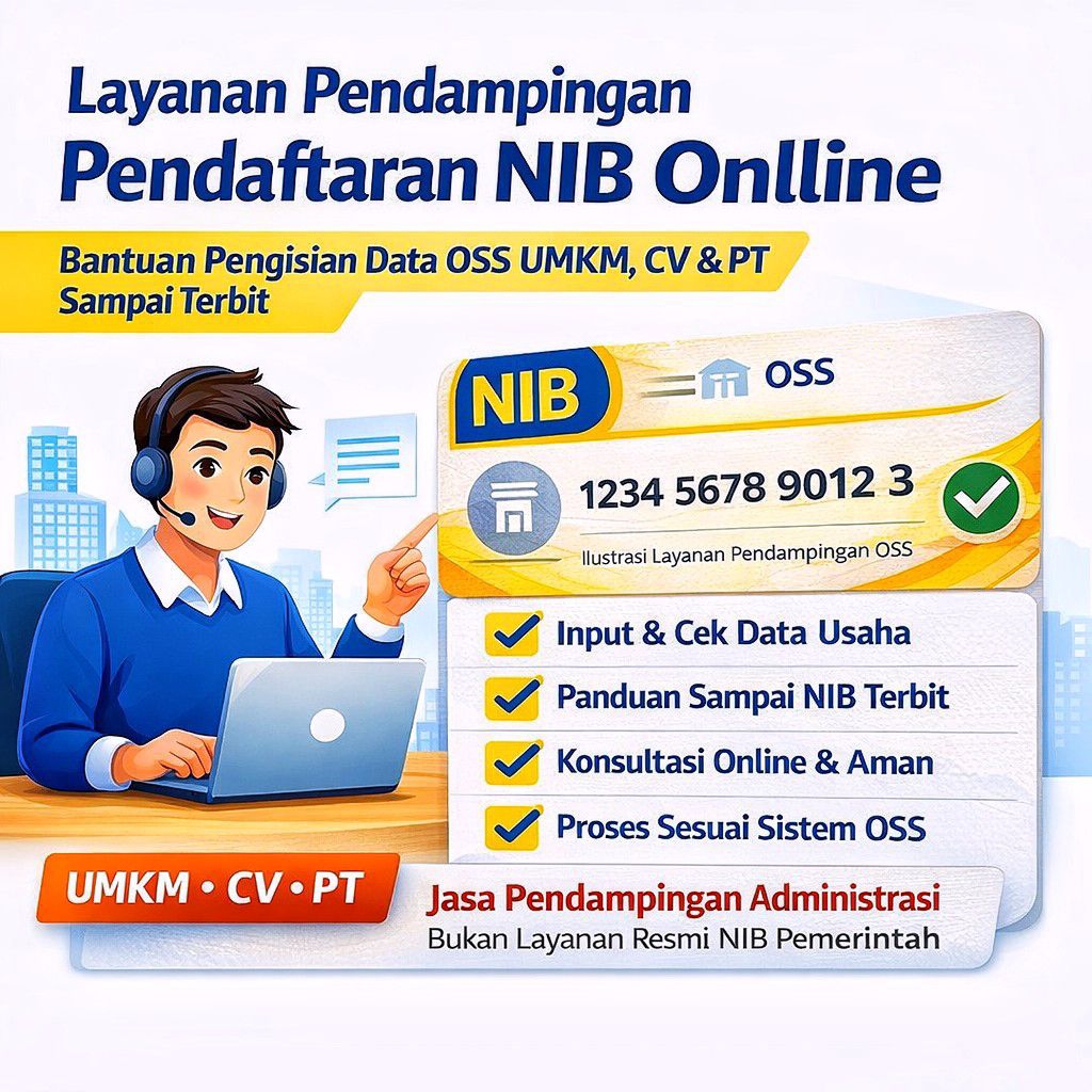 Jual Layanan Pengurusan NIB Online OSS RBA Resmi | Pendampingan ...