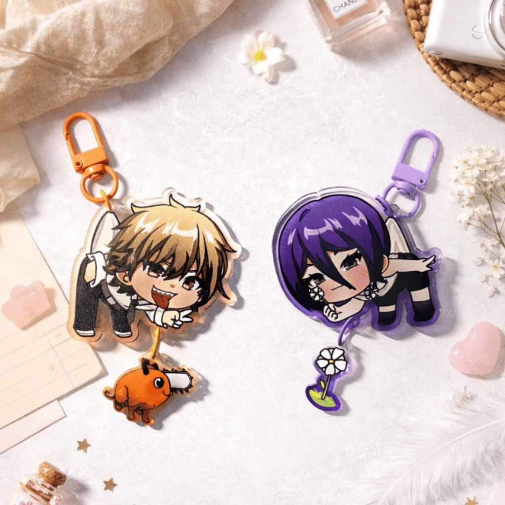 Jual Keychain Charm Chainsawman Denji Reze - Gantungan Kunci Denji Reze ...