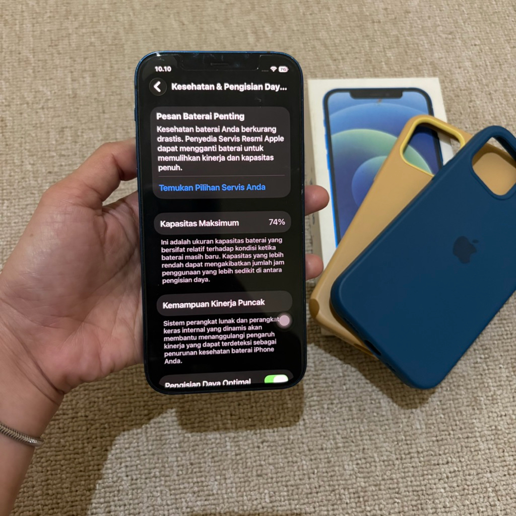 Jual IPHONE 12 256GB RESMI INDO IBOX DIGIMAP SECOND | Shopee Indonesia
