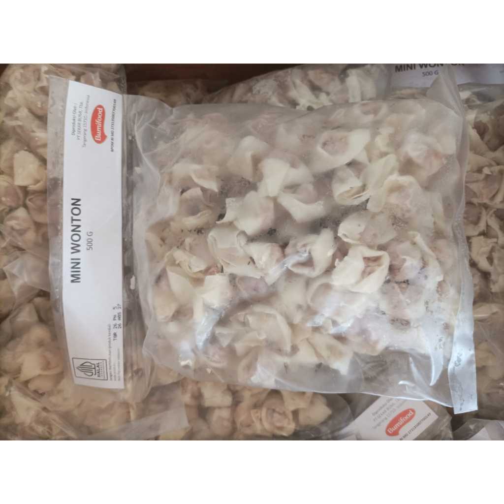 Jual Bumifood Mini Wonton/Mini Pangsit Frozen Halal | Shopee Indonesia