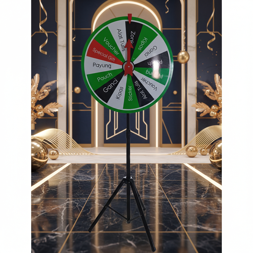 Jual Roda Undian Custom/Roda Keberuntungan Custom/Spinwhell Custom ...