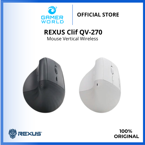 Jual Rexus Mouse Vertical Wireless Clif QV-270 | Shopee Indonesia