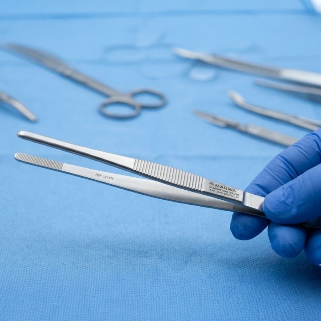 Jual Pinset Anatomis 14cm / Thumb Dressing Forceps Original Stainless ...