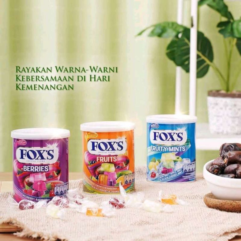 Jual Foxs Candy Fruits Permen Fox's Kaleng 170g | Shopee Indonesia