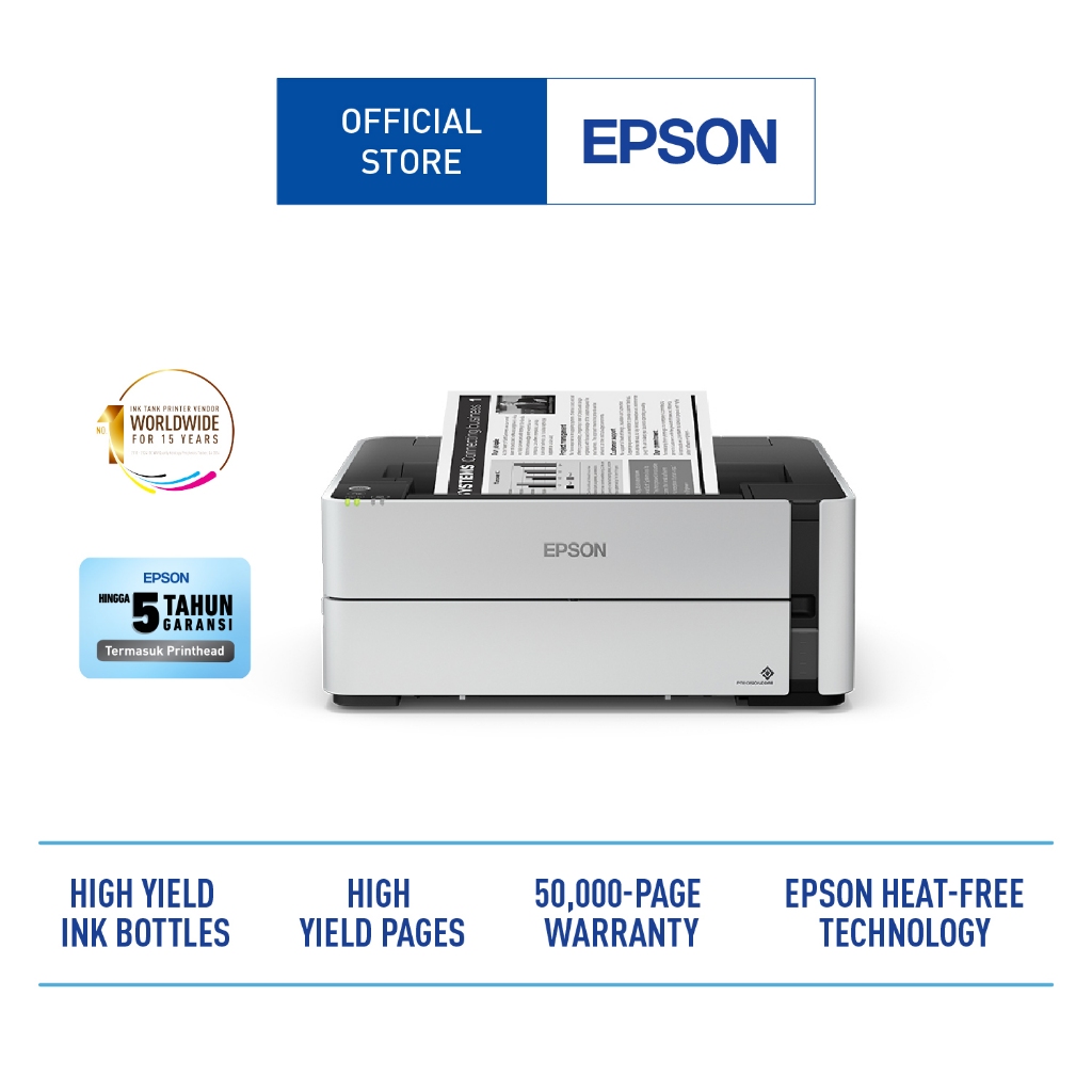 Printer Tangki Tinta Epson EcoTank Monochrome M1170
