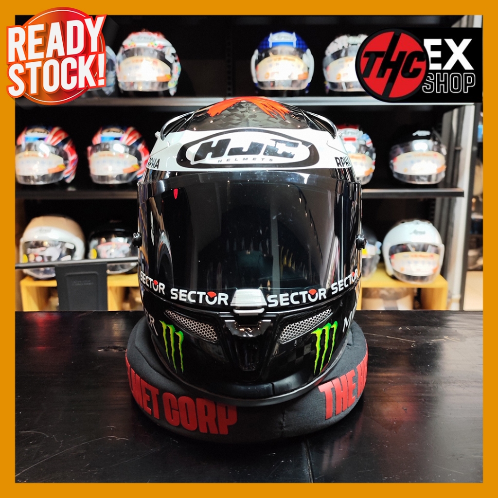 Jual HELM HJC RPHA 10+ LORENZO CARBON SIZE L 2ND FULL FACE HELMET