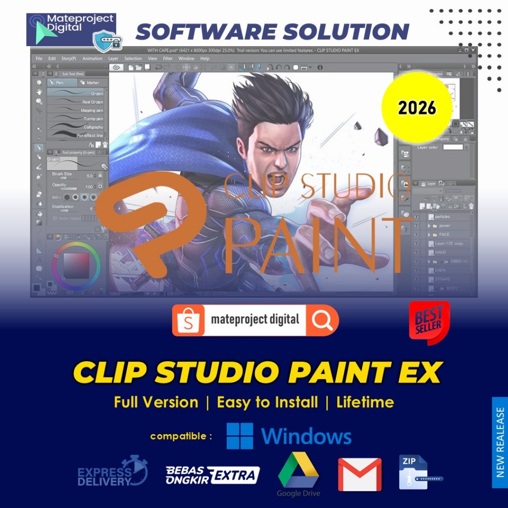 Jual Clip Studio Paint Terlengkap & Harga Terbaru Juli 2026 | Shopee ...
