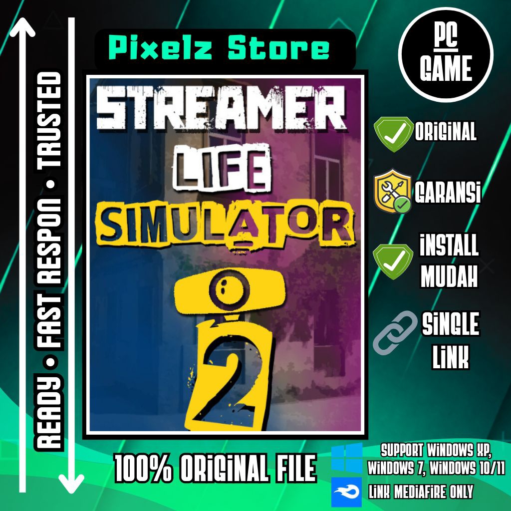 Jual Streamer Life Simulator 2 - PC Game Life Simulation (PC/Laptop ...