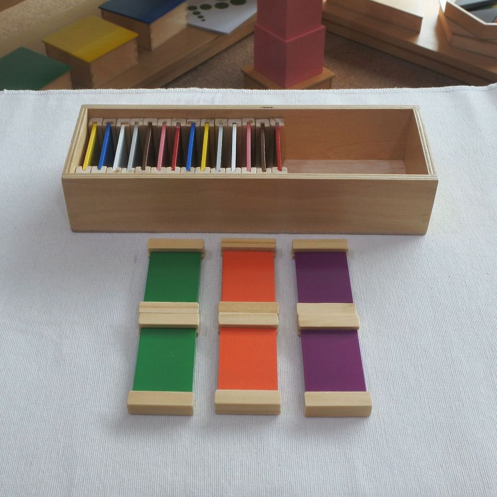 Jual Second Box of Color Tablets Montessori Material | Shopee Indonesia