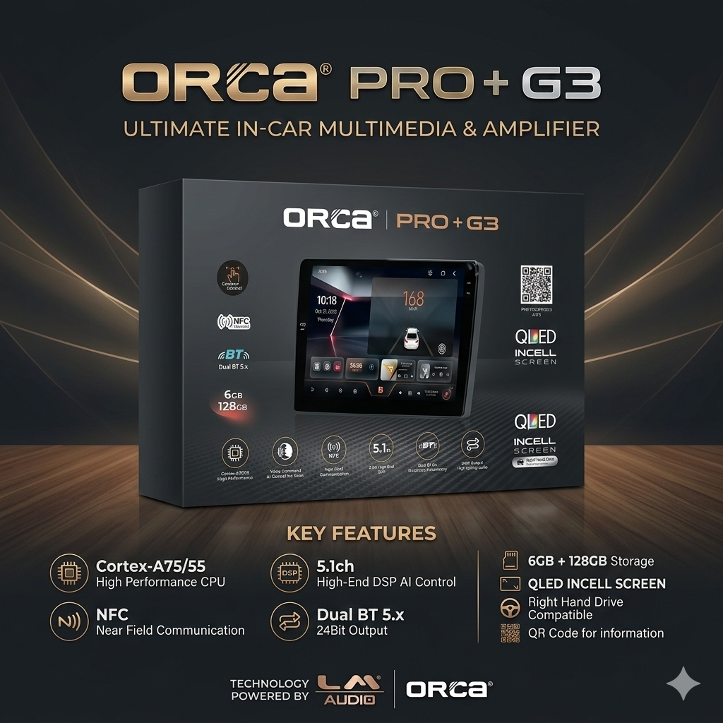 Jual HEAD UNIT ANDROID 9/10 ORCA PRO+PLUS GEN3 RAM 6 ROM 128 / HEADUNIT ...