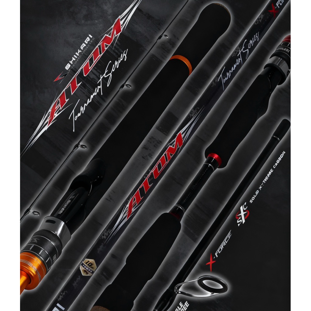 Jual Joran pancing spining Shikari Atom JS&Full eva | Shopee Indonesia