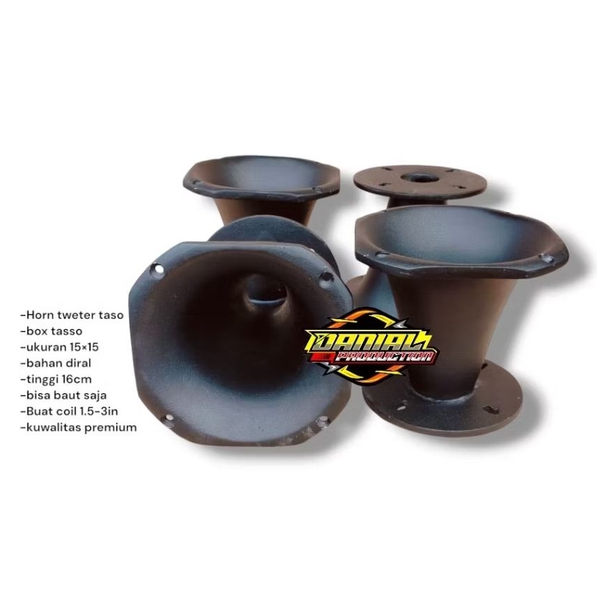 Jual horn,corong tweter untuk box TASSO 15×15 aluminium diral | Shopee ...