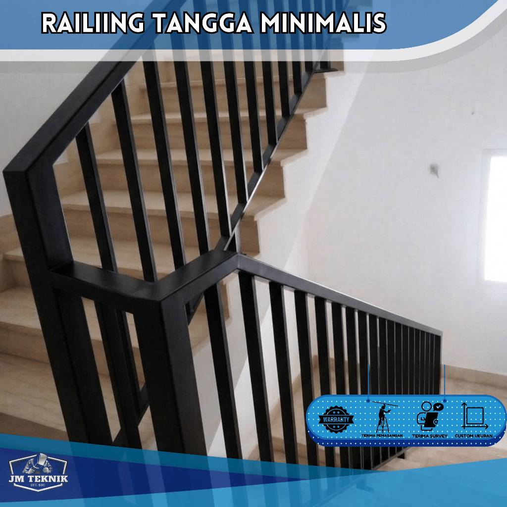 Jual RAILING TANGGA HOLLOW MINIMALIS/JARING EXPANDA/PLAT PERFORATED ...
