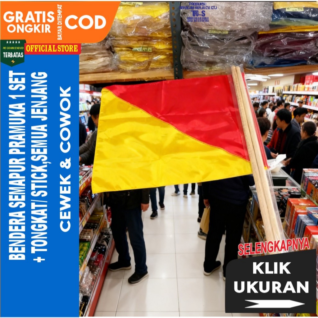 Jual Semapur | Semapore Pramuka | Semaphore Pramuka + Stick | Bendera ...