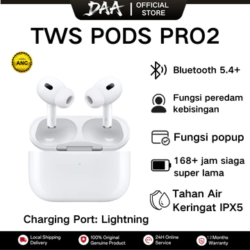 DAA TWS GEN4 Bluetooth 5.4 Earphone Headset ANC Noise Reduction Earphone Olahraga Game IPX6