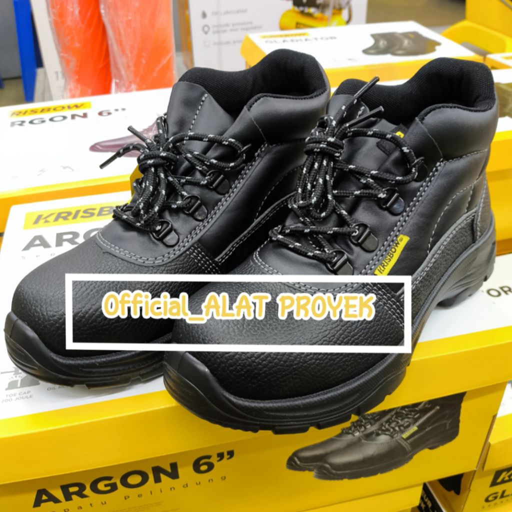 Jual Krisbow Sepatu Safety Argon 6 inch || Safety Shoes Krisbow Argon 6 ...