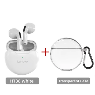 Lenovo HT38 TWS Bluetooth Earphone With Mic Stereo Noice Reduction Waterproof Sweatproof