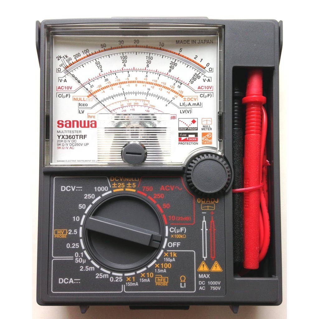 Jual SANWA YX 360TRD Multimeter TOFUDA Model HELES Multitester | Shopee ...