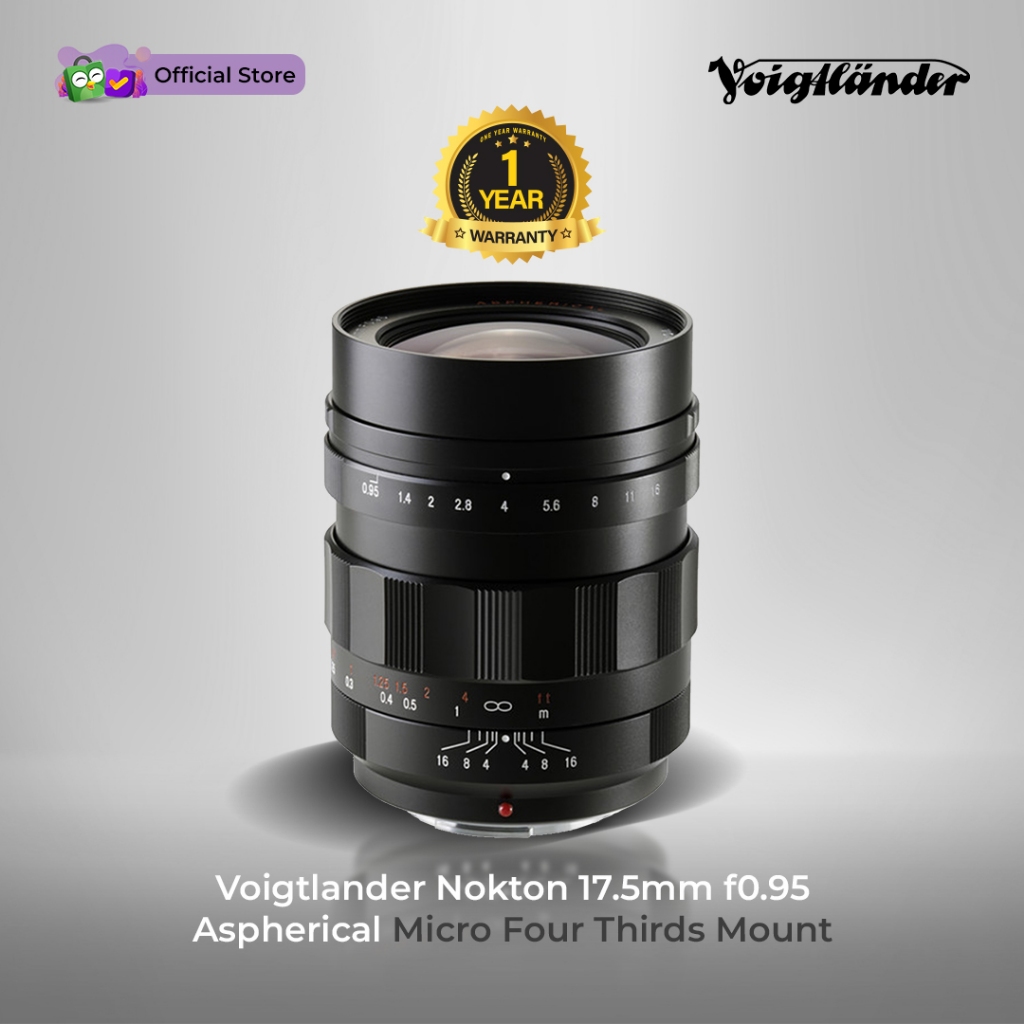 Jual Voigtlander Lens 17.5mm f0.95 Nokton for Micro Four Thirds Mount ...