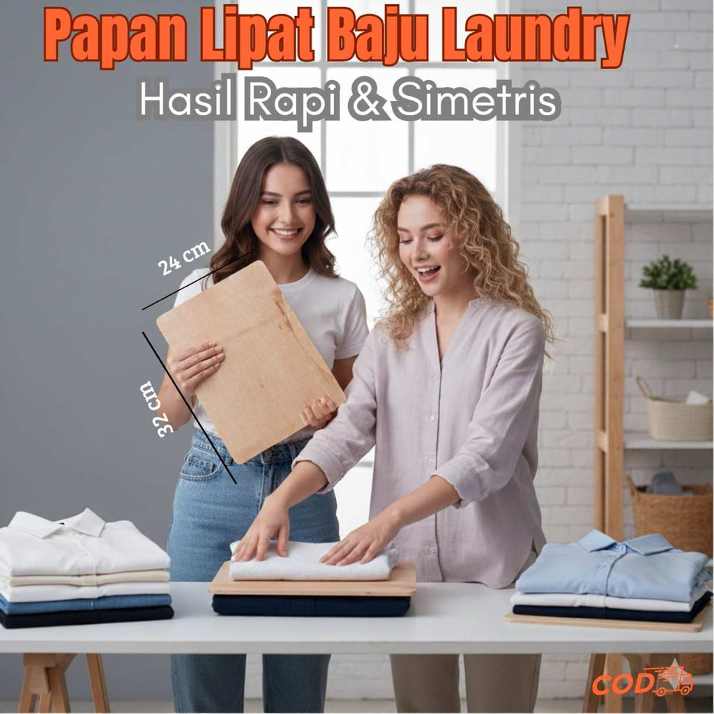 Jual Papan Lipat Pakaian Serbaguna / Alat Melipat Baju Cepat dan Rapi ...