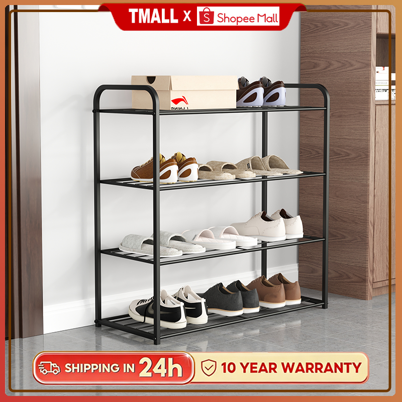 Jual TMALL Tempat Rak Sepatu Minimalis Aesthetic 4 Susun Besi Serbaguna ...