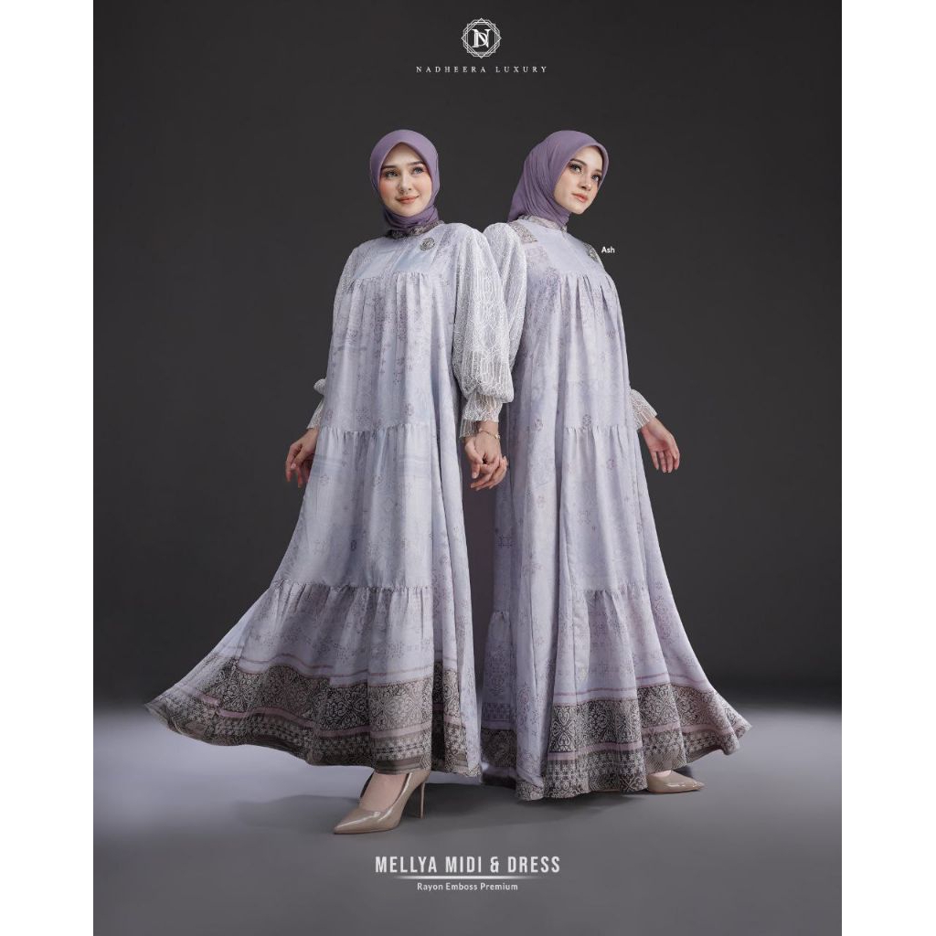 Jual MELLYA DRESS NADHEERA LUXURY | Shopee Indonesia