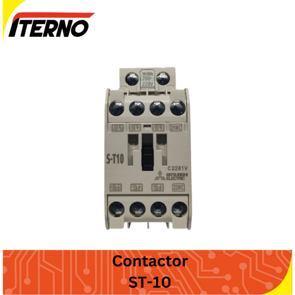 Jual Kontaktor Mitsubishi ST-10 S-T10 ST10 220V 380V Ori | Shopee Indonesia