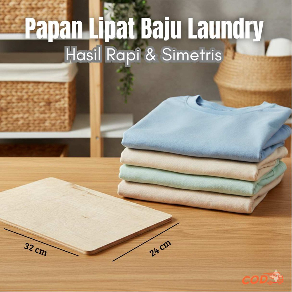 Jual Papan Lipat Baju Laundry – Hasil Rapi & Simetris Papan Triplek ...