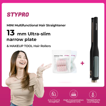 STYPRO Narrow Plate Straightener Catokan Pelurus Rambut Material Ceramic ST 4022