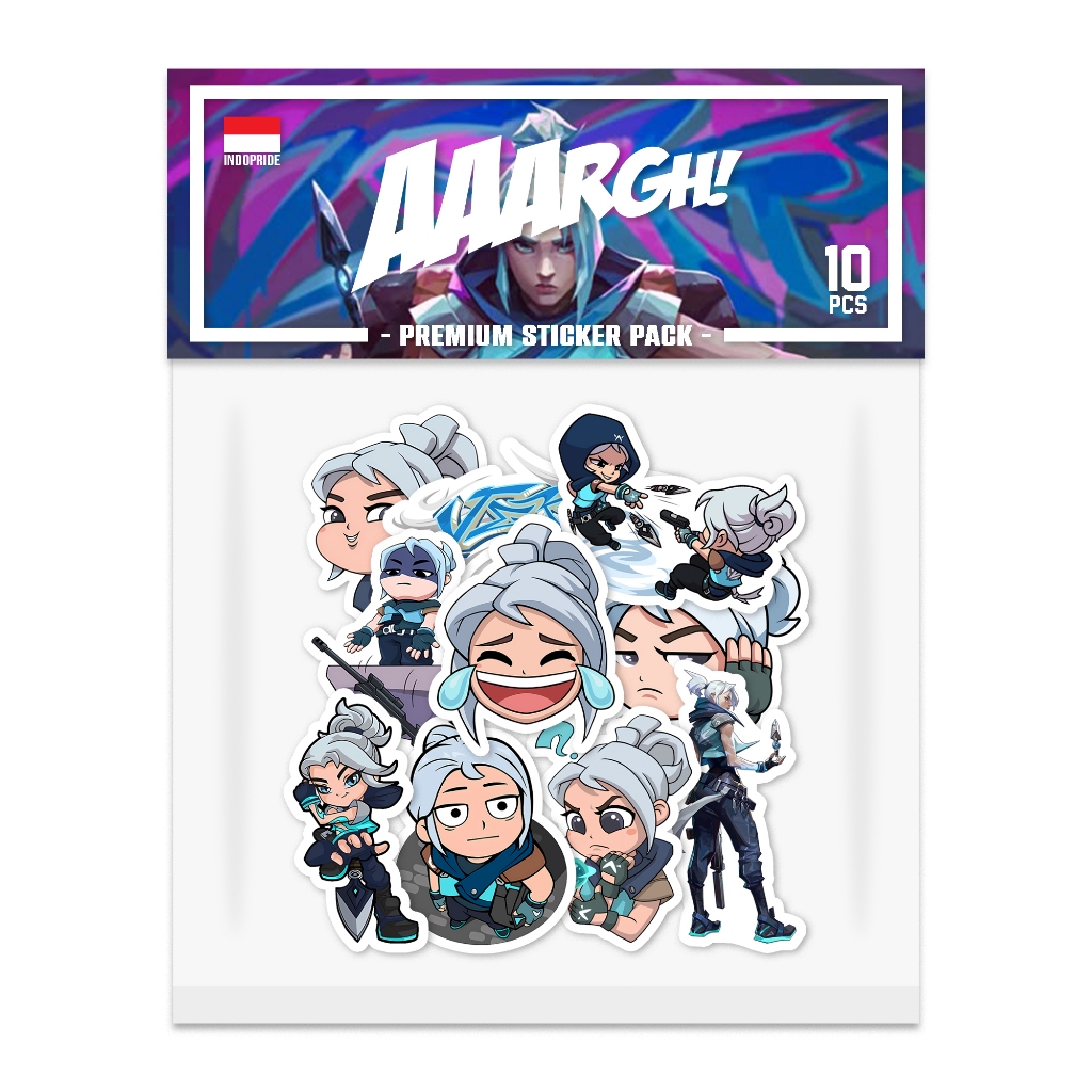 Jual Stiker JETT VALORANT Sticker Pack vol. 1 (Spray Edition) | Shopee ...