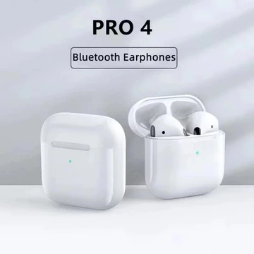 TWS Pro 4 Headset Bluetooth With Mic Smart Touch Control Earphone Bluetooth HiFi Stereo Tahan
