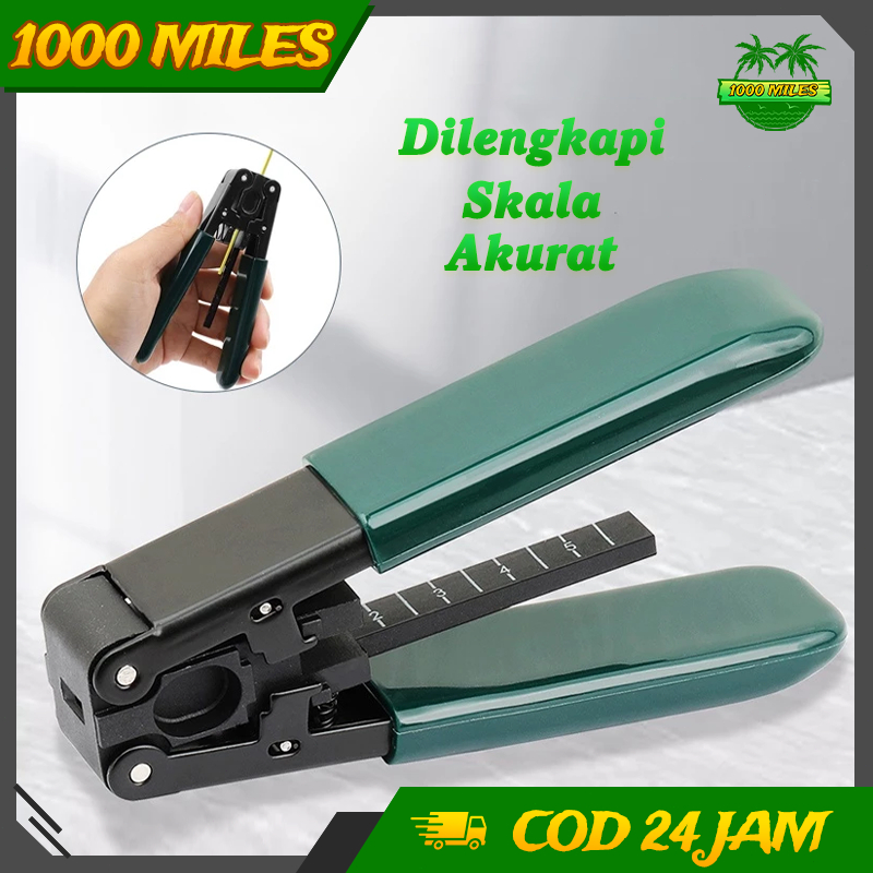 Jual Tang Stripper Pengupas Kabel Drop Core Fiber Optik FTTH Presisi ...