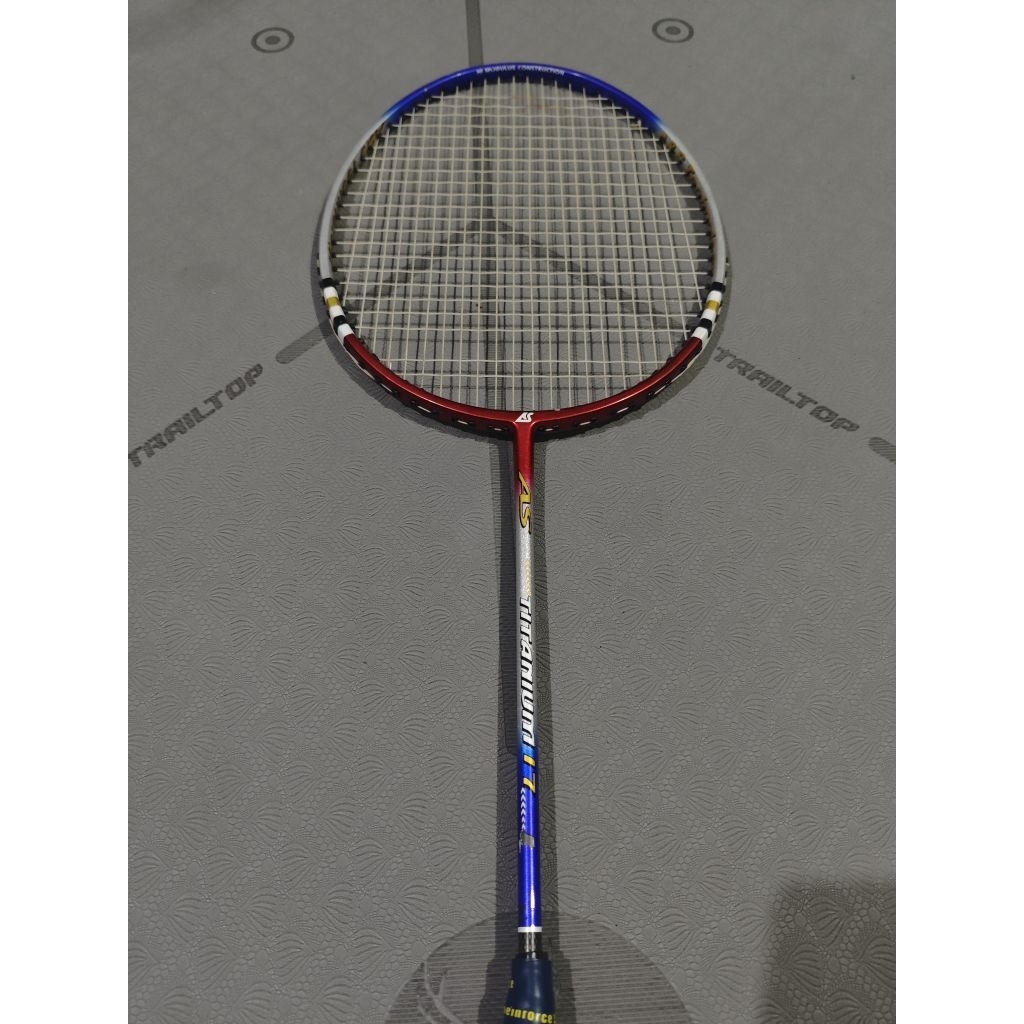 Jual Raket Astec Titanium 17 jadul frame Oval Logo AS | Shopee Indonesia