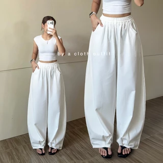 BYACLOTH Pou Barrel Pants Wanita Stylish Nyaman