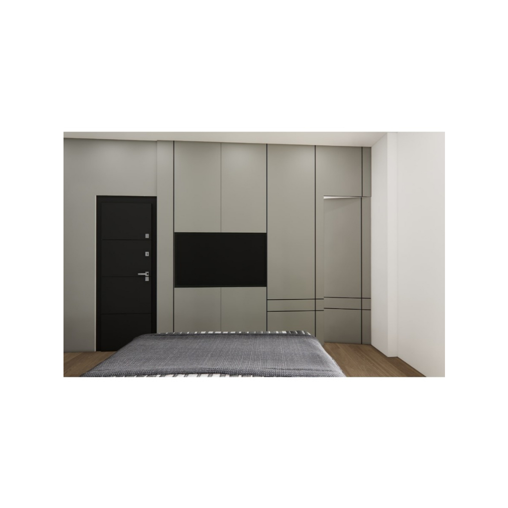 Jual Exmud Living Interior Furniture Custom backdrop tv walk in closet ...