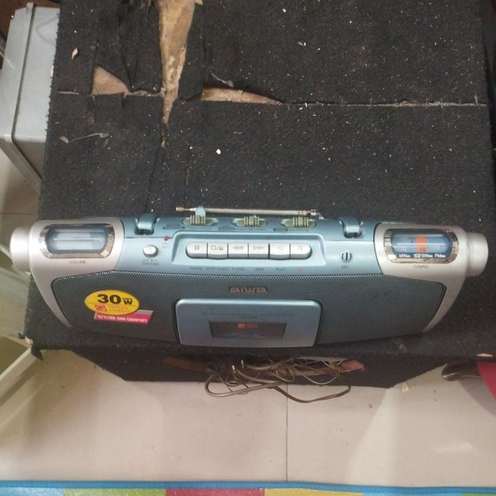 Jual mini compo radio aiwa cs-p88 full original Made in japan | Shopee ...