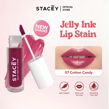 Stacey Jelly Ink Lip Stain Make Up Lip Tint Korea Glossy Plumppy