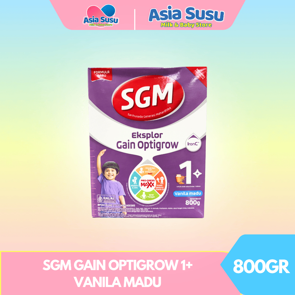 Jual SGM GAIN OPTIGROW 1+ 400gr / 800gr - susu tumbuh tambah berat ...