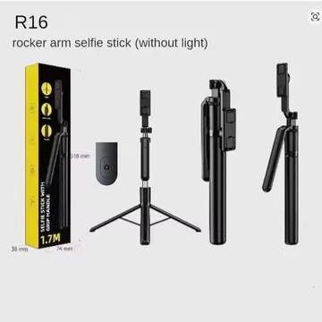 Tongsis Tripod Tinggi Max 170cm Meter Remote Bluethoot Camera Shooter Selfie Stick