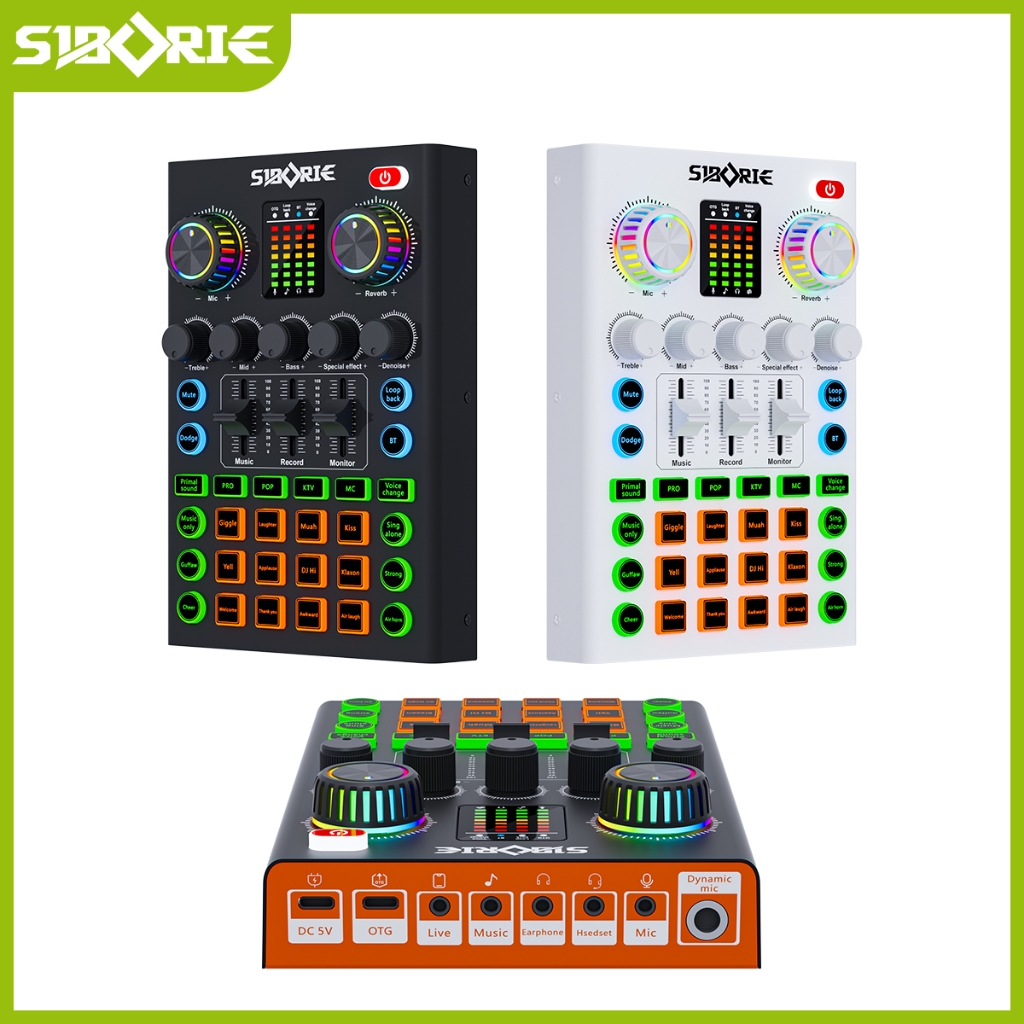 Jual Siborie Soundcard A9 Audio USB External Sound Card Mic Mixer ...