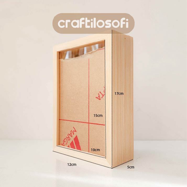 Jual Bingkai Frame Kayu 3D LED SLIDING Akrilik 3.5cm | Kotak Kayu ...