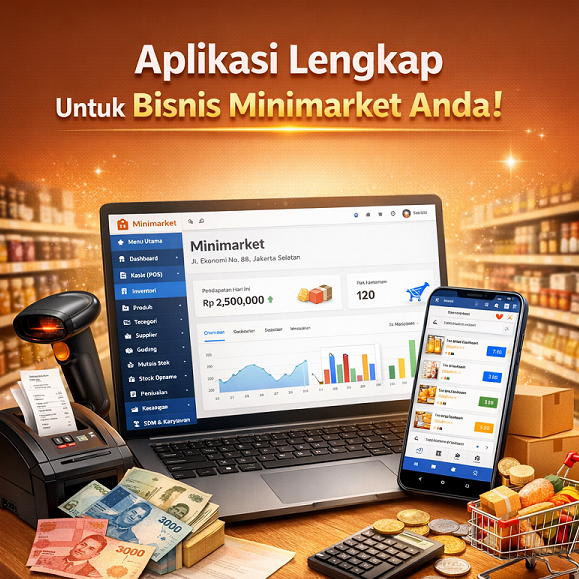 ID-Tech Aplikasi Kasir Minimarket dan POS Modern