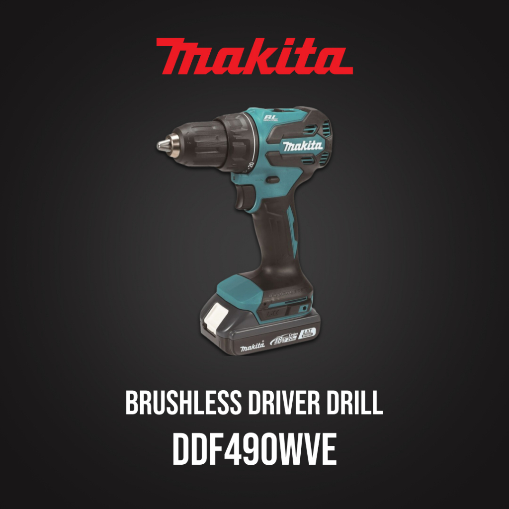 Jual MAKITA DDF490WVE Mesin Bor Tangan Baterai DDF 490 WVE Cordless ...