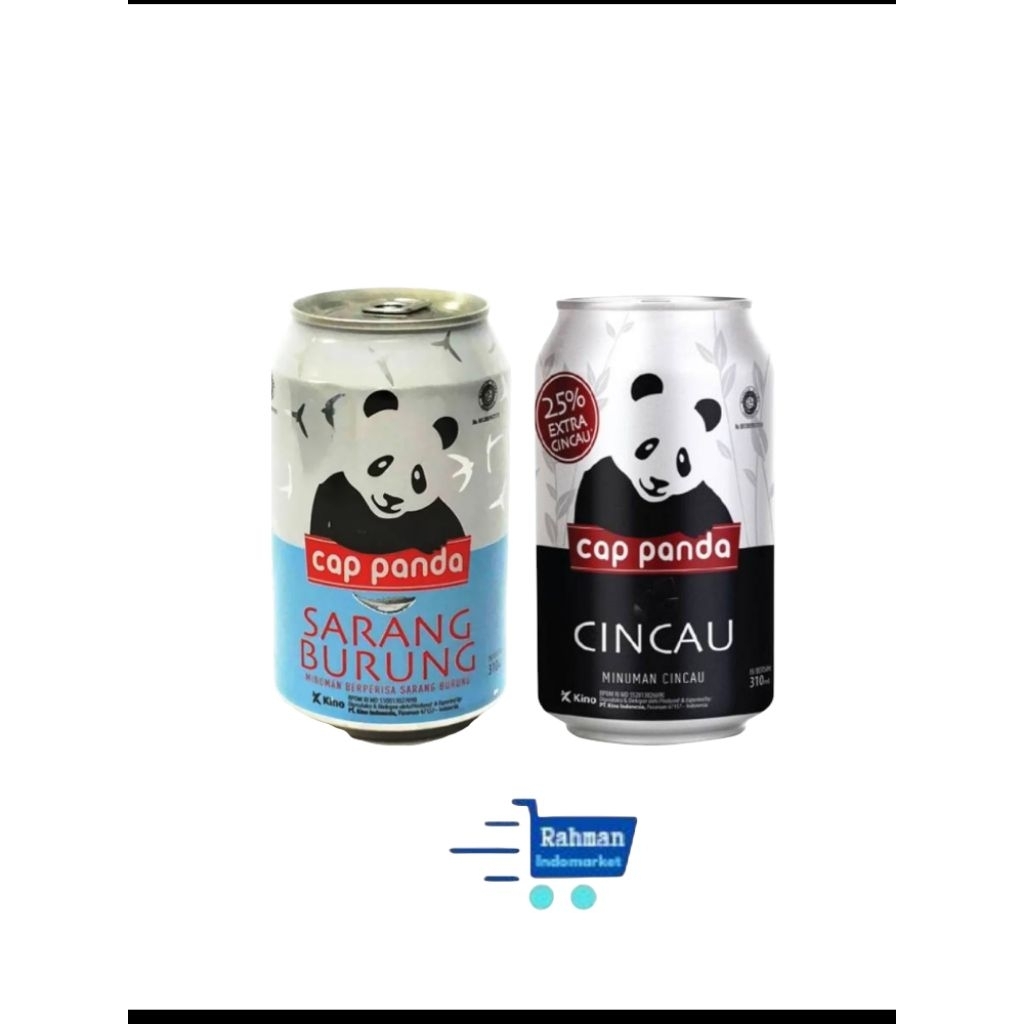 Jual PANDA MINUMAN KALENG CINCAU DAN SARANG BURUNG 1DUS 20 PCS @310ML ...