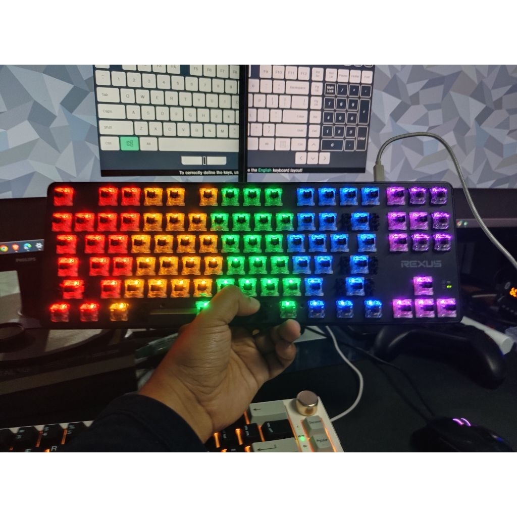 Jual Rexus Mechanical Keyboard RX-MX5.2 Finale + Outemu Black Switch ...