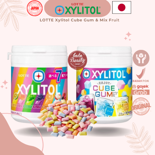 Jual LOTTE Xylitol Cube Gum & Mix Aneka Rasa dengan Aroma Menyegarkan ...