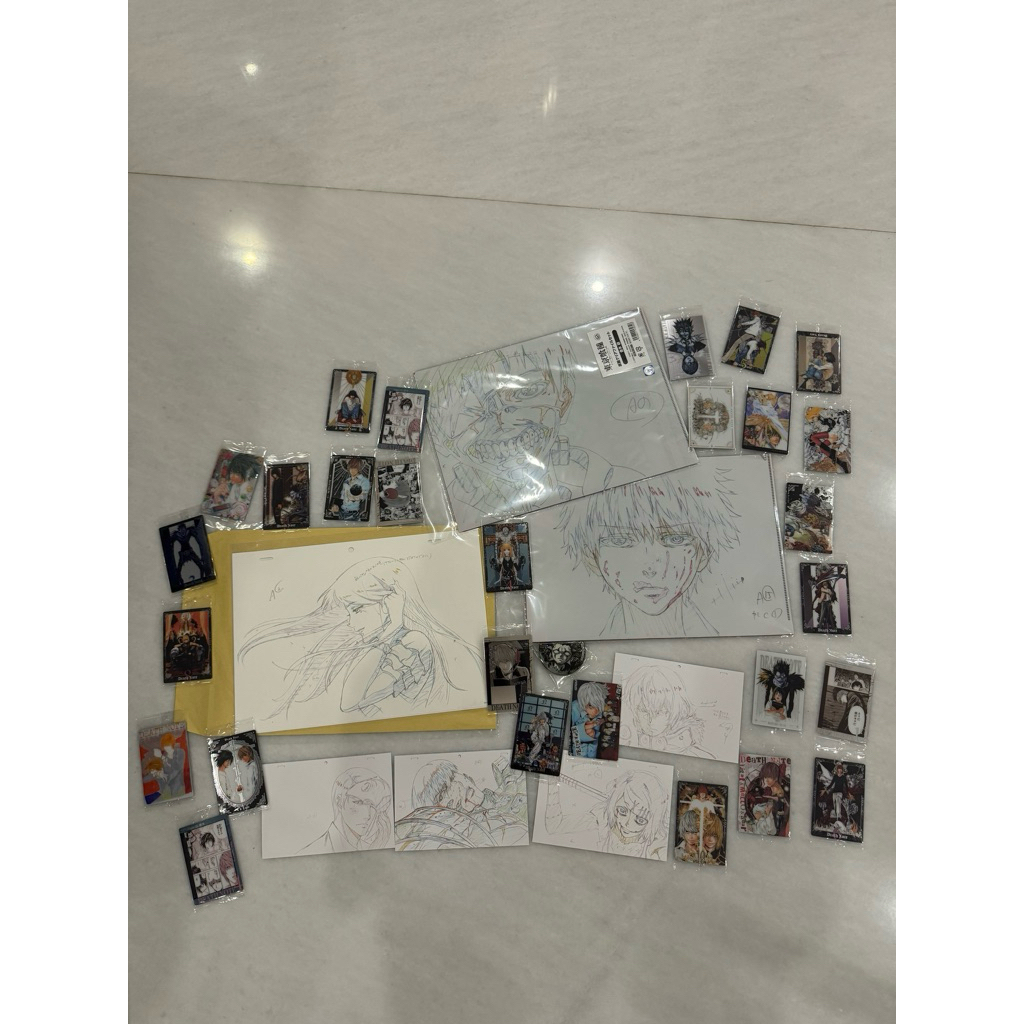 Jual Tokyo Ghoul Death Note Zatch Bell Wafer Cards File Postcard ...